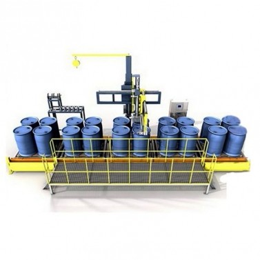 托盤式灌裝機(jī)-搖臂式灌裝機(jī)-四桶位灌裝機(jī)